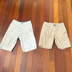 FREE SHIPPING - 2 Pair Shorts - Boys 10 Volcom and Urban Pipeline